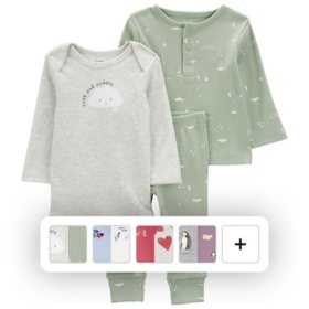 Carter's Girls 3-Piece Bodysuit Pant Set