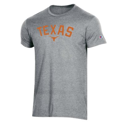 NCAA Men's Champion Short Sleeve Athletic Fit Crew Neck Tee Texas ...