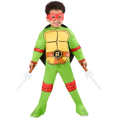 Teenage Mutant Ninja Turtles Raphael Muscle Chest Toddler Costume