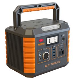 Wattbricks Energy Inc. MP330 Portable Power Station 330W Solar Generator