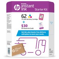 HP 62 Color Instant Ink Starter Kit
