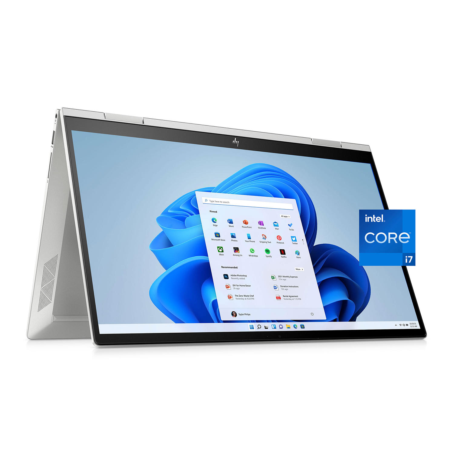 HP ENVY x360 (15-ed1071cl) 15.6″ Touch Convertible Laptop, 11th Gen Core i7, 16GB RAM, 512GB SSD