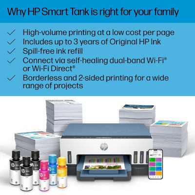 HP's new Smart Tank 700 printers have over 25% recycled plastic in them 