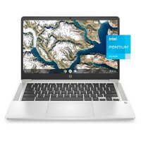 HP 14" Full HD Chromebook - Intel Pentium Silver N5030 - 4GB Memory - 64GB eMMC - 2nd Year Care Pack Warranty - Chrome OS