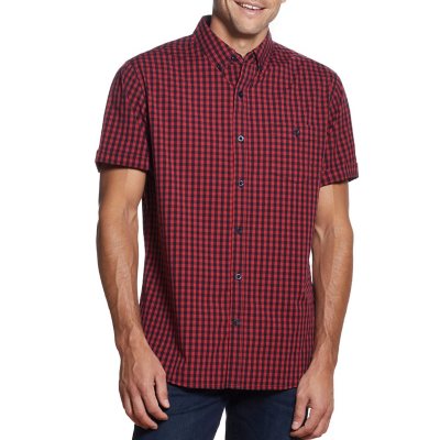 WP Weatherproof Men's Short Sleeve Woven Shirt (various colors)