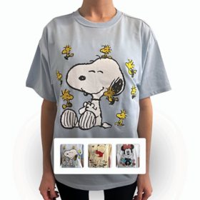 Licensed Ladies Character Tee With Embroidery