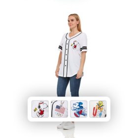 Women's Character Mesh Baseball Jerseys		