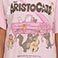 Pink, variant on Character Women's Retro Vintage Wash Tee