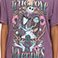 Purple, variant on Character Women's Retro Vintage Wash Tee