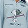 Snoopy, variant on Women's Character Winter Sherpa Quarter-Zip Pullover