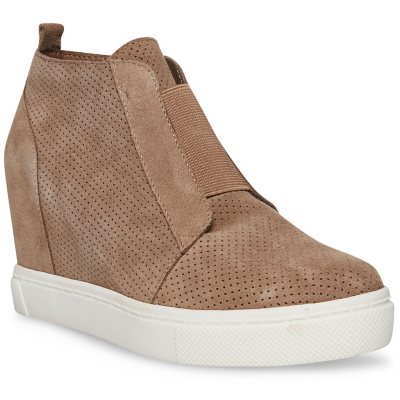 Steve Madden Women s Suede Wedge Sneaker Sam s Club