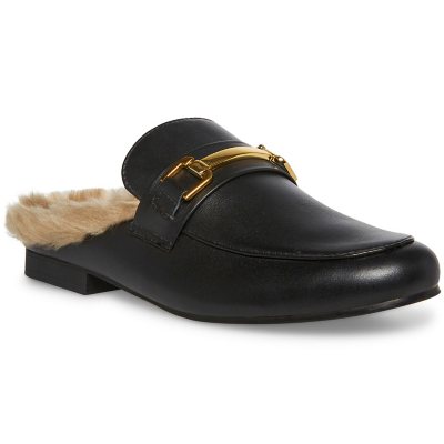 Steve madden hot sale fur loafer