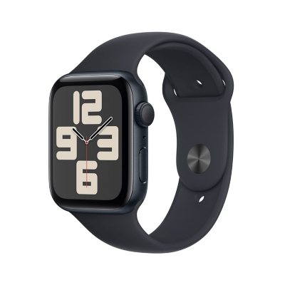 Apple Watch SE GPS 40mm Aluminum Case:- Midnight - 2, Sports Band - M/L