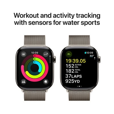 Apple Watch Series 10 GPS + Cellular 46mm Titanium Case