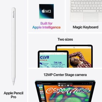Apple iPad Air 13" Wi-Fi with M3 Chip - 7th Generation 2025 Model, Choose Size and Color