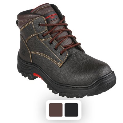 Steel toe work boots skechers deals