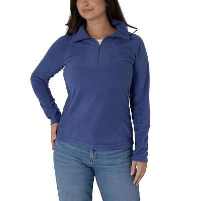 Columbia Women's Glacial IV Half Zip Fleece Blue XS:- Blue, XS