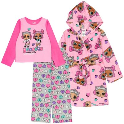 Licensed L.O.L. Surprise 3 Piece Robe and PJ Set Sam s Club