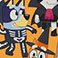 Bluey, variant on Character Kids 2-Piece Halloween Pajama Set