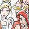 Disney Princess, variant on Character Girls 3-Piece Robe & Pajama Set