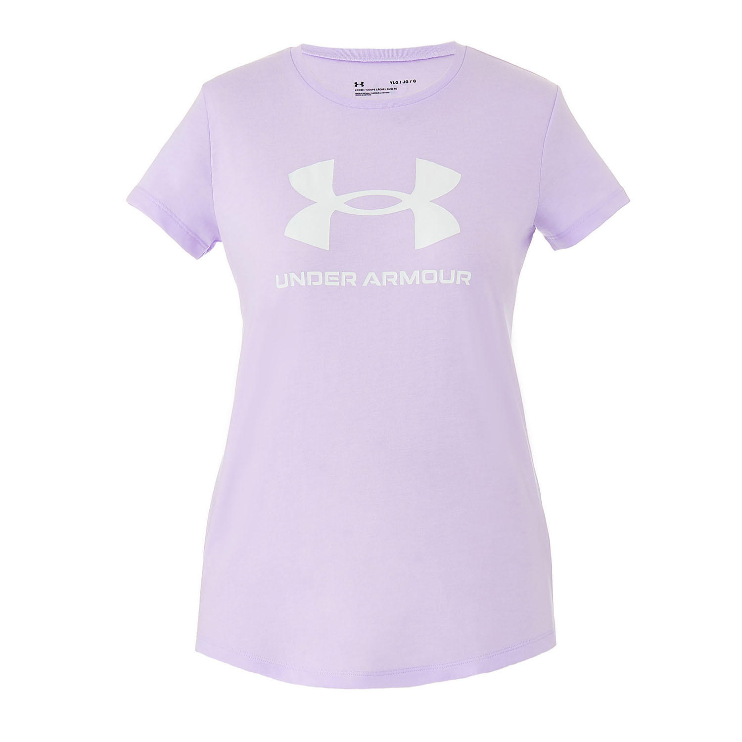 Under Armour Girls Graphic Short Sleeve Tee Pink L