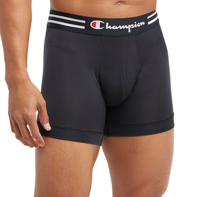 Champion Men's Underwear Boxer Briefs Pack, Moisture-Wicking