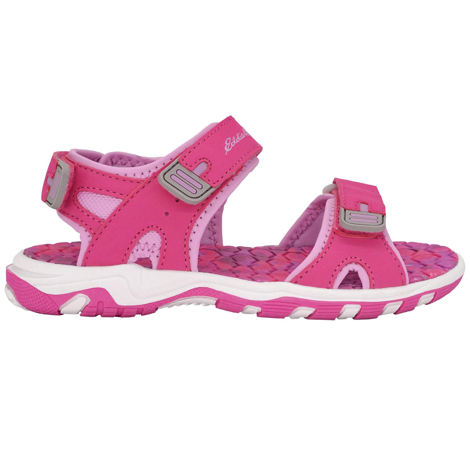 Eddie Bauer Girl's River Sandals (Size 12-4) (Hot Pink Tie-Dye)