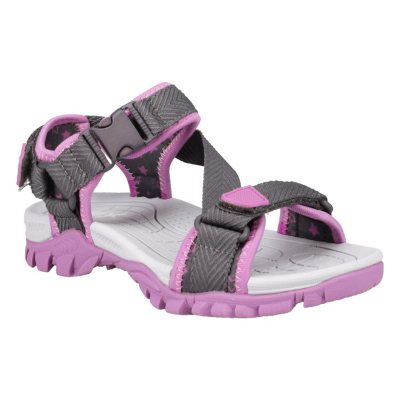 EDDIE BAUER GIRLS RIVER SANDAL - BLACK/PURPLE 4 - Online Only:- 4K, Black/Purple - Online Only