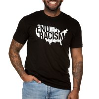 Proud by Design End Racism Adult Graphic Tee