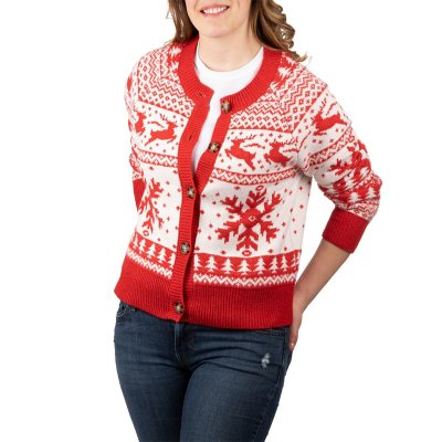 Dec.25th Ladies Holiday Cardigan Sweater - Sam's Club