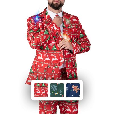 Christmas light suit best sale