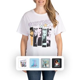 Licensed Women's Short Sleeve Band Tee