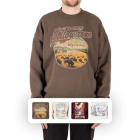 State of Mine Men's Destination Fleece Crewneck Sweatshirt