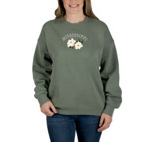 State of Mine Women's Embroidered Flora State Sweatshirt