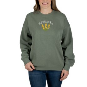State of Mine Women's Embroidered Flora State Sweatshirt