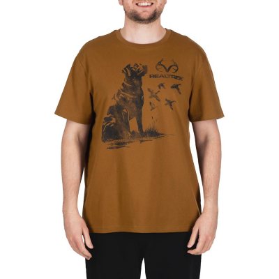 Realtree Graphic Tee Brown XS:- Brown, XS
