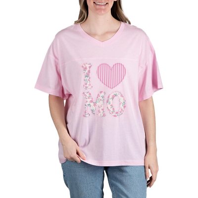 State of Mine Women's I Heart State T-Shirt - Missouri XS:- Missouri, XS