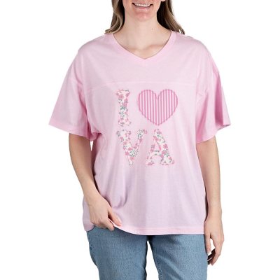 State of Mine Women's I Heart State T-Shirt - Virginia XXL:- Virginia, XXL