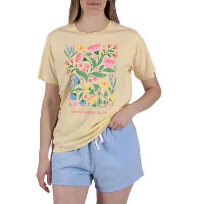 State Of Mine Women's T-Shirt &amp; Short Set - South Carolina L:- South Carolina, L