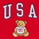 Red - Online Only, variant on State of Mine Women's Embroidered Americana T-Shirt