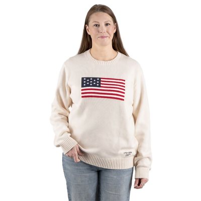 STATE OF MINE AMERICANA SWEATER - CREAM XL:- XL, Cream