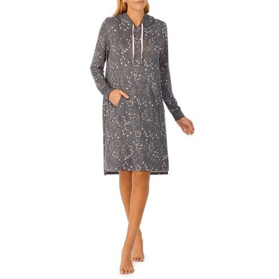 Women's Cuddl Duds Fleece Hooded Midi Lounger