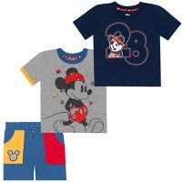 Licensed Mickey Mouse 3 Piece Short Set