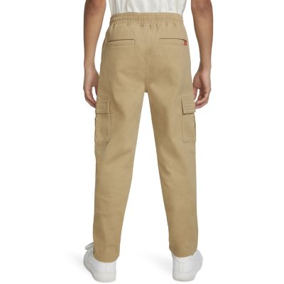 Twill Flower Cut Work Easy Pants - Beige