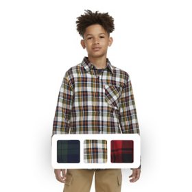 Levi's Boys' Plaid Flannel Shirt