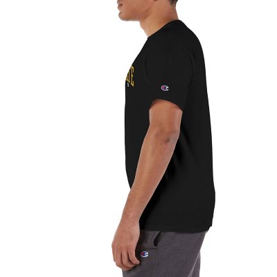 Men's Organic Cotton Applique Classic Fit Polo Shirt in Dark