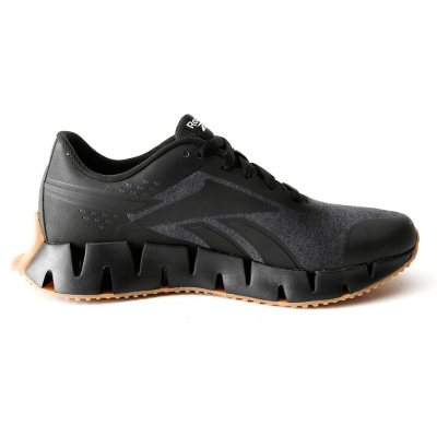 Men Black Grey Reebok Zig Zag Shoe