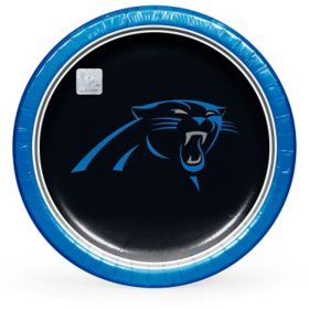 Carolina Panthers NFL Round Paper Plates, 10", 85 ct. 