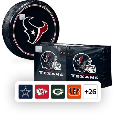 NFL Licensed Plates and Napkins Kit, 285 ct. - Houston Texans