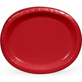 Artstyle Oval Paper Plates 10" x 12", 50 ct., Choose Color